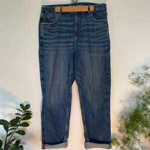 Classic Blue Curvy Mom Jean Super High Rise